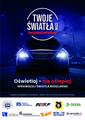 Plakat Twoje Światła – Nasze Bezpieczeństwo.