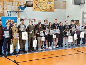 Rywalizacja w turnieju szkół średnich.