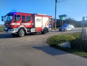 Miejsce zdarzenia drogowego.