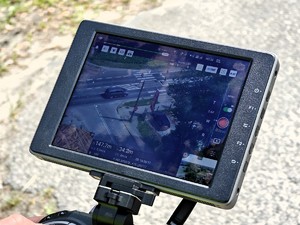Policyjny dron czuwał nad bezpieczeństwem uczestników ruchu drogowego.