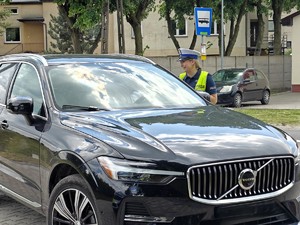 Policyjny dron czuwał nad bezpieczeństwem uczestników ruchu drogowego.