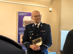 Komendant młodszy inspektor Grzegorz Sas.