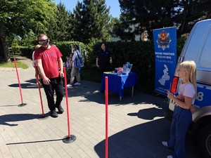 Policjanci na na Łaskim Dniu Profilaktyki.