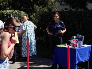 Policjanci na na Łaskim Dniu Profilaktyki.