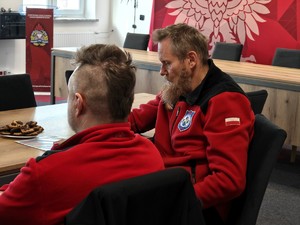 Spotkanie funkcjonariuszy.