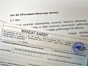 Mandant leży na kodeksie wykroczeń.