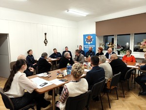 Debata w siedzibie Łaskiej Spółdzielni Mieszkaniowej.