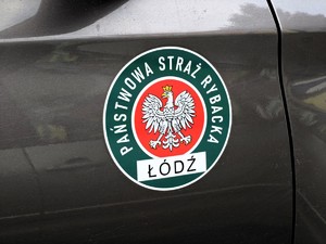 Dzielnicowy kontroluje punkty sprzedaży ryb.