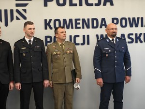 Pożegnanie Zastępcy Komendanta Powiatowego Policji w Łasku.