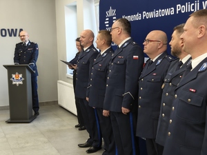 Pożegnanie Zastępcy Komendanta Powiatowego Policji w Łasku.