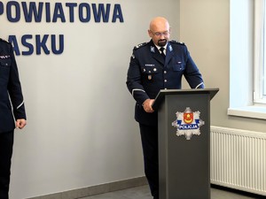 Pożegnanie Zastępcy Komendanta Powiatowego Policji w Łasku.