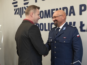 Pożegnanie Zastępcy Komendanta Powiatowego Policji w Łasku.
