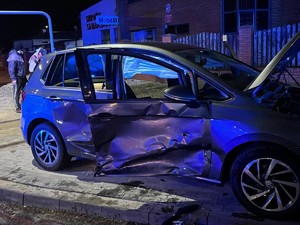 Miejsce zdarzenia drogowego.