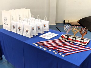 Powiatowy etap policyjnego turnieju dla uczniów szkół średnich.