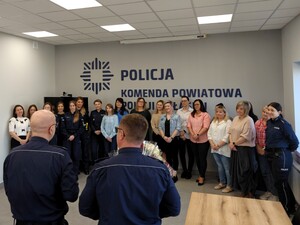 Dzień Kobiet w Komendzie Powiatowej Policji w Łasku.
