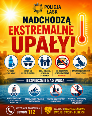Nadchodzą ekstremalne upały. Zadbaj o bezpieczeństwo swoje i swoich bliskich