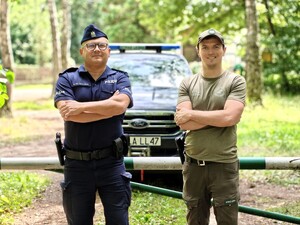 Wspólne patrole Policji i Straży Leśnej.