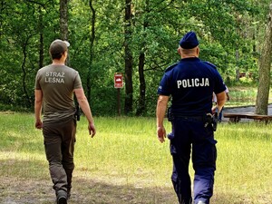 Wspólne patrole Policji i Straży Leśnej.