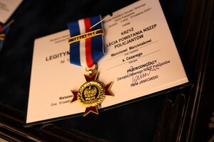 Powiatowe Obchody Święta Policji w Łasku.