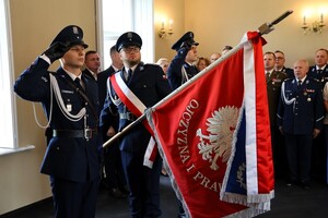 Powiatowe Obchody Święta Policji w Łasku.