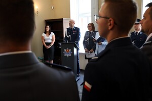 Powiatowe Obchody Święta Policji w Łasku.