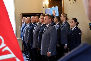 Powiatowe Obchody Święta Policji w Łasku.