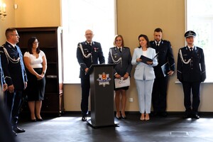 Powiatowe Obchody Święta Policji w Łasku.