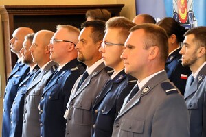 Powiatowe Obchody Święta Policji w Łasku.