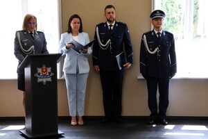 Powiatowe Obchody Święta Policji w Łasku.