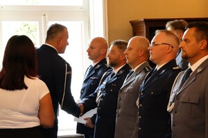 Powiatowe Obchody Święta Policji w Łasku.
