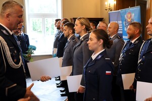 Powiatowe Obchody Święta Policji w Łasku.