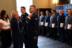 Powiatowe Obchody Święta Policji w Łasku.