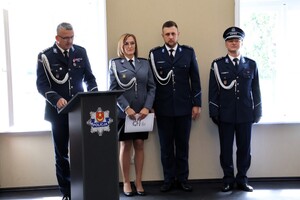 Powiatowe Obchody Święta Policji w Łasku.