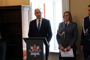 Powiatowe Obchody Święta Policji w Łasku.