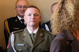 Powiatowe Obchody Święta Policji w Łasku.