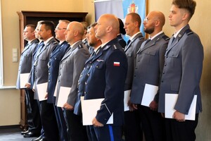 Powiatowe Obchody Święta Policji w Łasku.