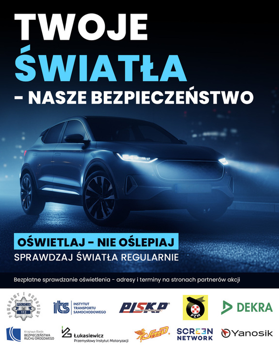 Policyjny radiowóz.