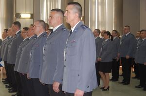 Wyróżnieni policjanci.