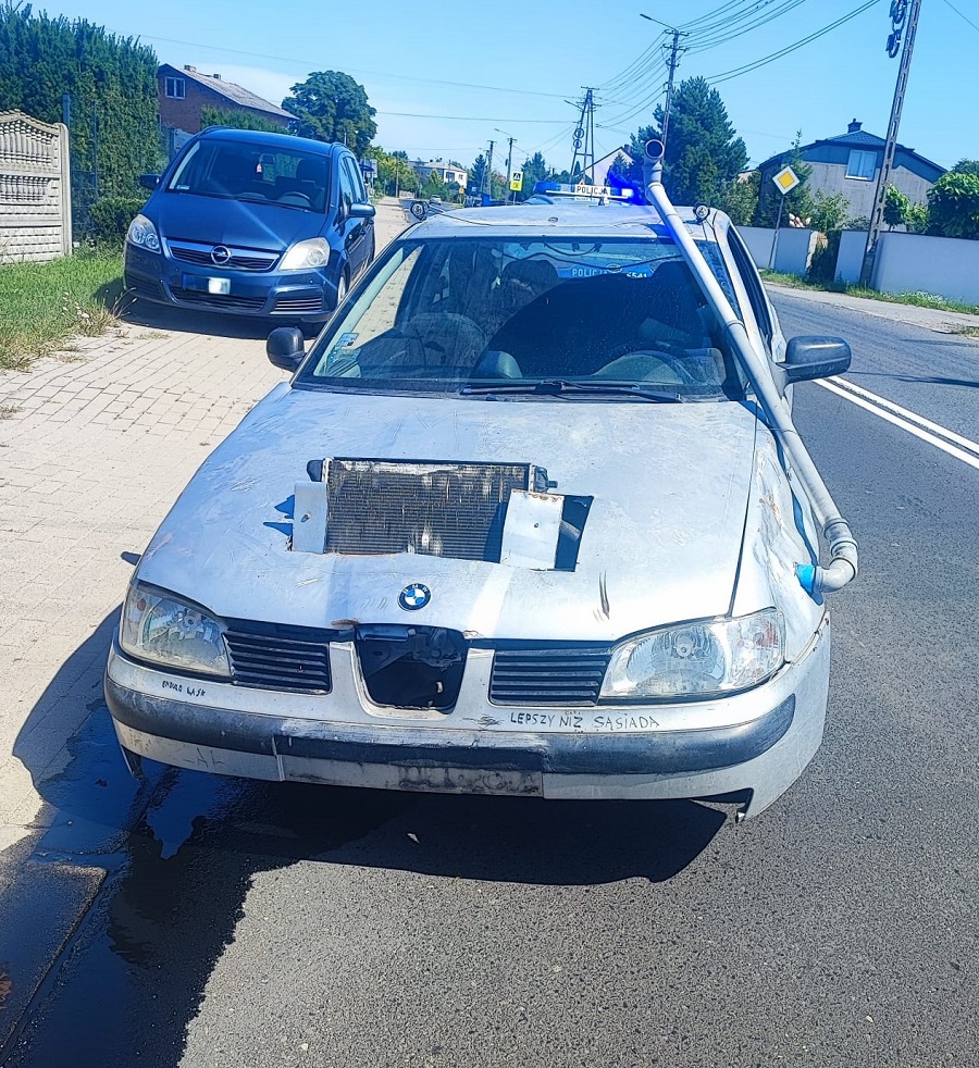 Nieodpowiedzialna jazda 18-latka wrakiem Seata